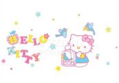 Интерьерная наклейка Hello Kitty